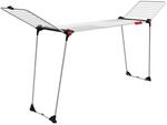 Vileda W&auml;schetrockner, Wei&szlig;, Metall, 56x128x216-304 cm, ausziehbar, klappbar,