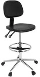 Mid.you Drehhocker, Schwarz, Kunststoff, 44x91x50 cm, Sitzfl&auml;che 360&deg; drehbar,
