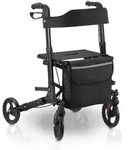 Juskys Rollator, Schwarz, Metall, 63x80x68 cm, Freizeit, Wellness