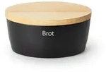 Continenta Brottopf, Schwarz, Keramik, 20x13.5x27 cm, K&uuml;chenzubeh&ouml;r,