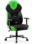 Diablo Chairs Gamingstuhl, Gr&uuml;n, Schwarz, Metall, 68x118x56 cm, Kinderzimmer &