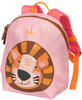 Sigikid Kinderrucksack Minirucksack Löwe, Orange, Rosa, Textil, 24x22x10 cm,