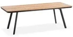Niehoff Garden Gartentisch, Anthrazit, Teak, Holz, Teakholz, massiv, rechteckig,