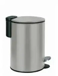 Kleine Wolke Kosmetikeimer Silence, Platin, Kunststoff, 3 L, 23.6 cm,...