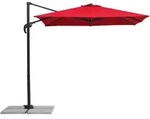 Schneider Ampelschirm, Rot, Textil, 300x239x230 cm, 360&deg; drehbar, lichtecht,