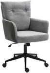 Livetastic Drehstuhl, Grau, Textil, F&uuml;llung: Schaumstoff, Rollen, 60x98x67 cm,