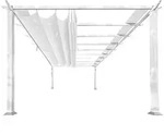 Pergola, Metall, 350x235x350 cm, Sonnenschutz & Sichtschutz, Pavillons & Pergolas,