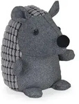 Relaxdays T&uuml;rstopper, Grau, Textil, Naturmaterialien, 13x22 cm, Teppiche &...