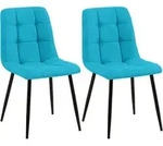 CLP Stuhl, T&uuml;rkis, Metall, 45x84x55 cm, Esszimmer, St&uuml;hle, Esszimmerst&uuml;hle,
