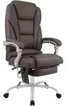 CLP Chefsessel, Braun, Metall, 69x118x64 cm, Arbeitszimmer, B&uuml;rost&uuml;hle, Chefsessel