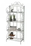 CLP Standregal, Gr&uuml;n, Metall, 55x153x33 cm, Wohnzimmer, Regale, B&uuml;cherregale