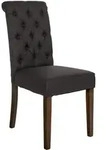 CLP Stuhl, Schwarz, Holz, 45x98x63 cm, Esszimmer, St&uuml;hle, Esszimmerst&uuml;hle,
