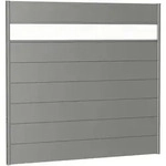 Biohort Sichtschutz, Grau, Metall, Kunststoff, 194x182x4.4 cm, Sonnen- & Sichtschutz,