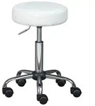 Mid.you Drehhocker, Wei&szlig;, Kunststoff, 33x50-66x33 cm, abwischbar, Esszimmer,