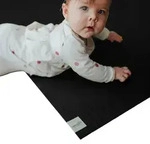 Sanosoft Krabbelmatte, Schwarz, Textil, 160x100 cm, Oeko-Tex&reg; Standard 100,...