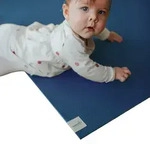 Sanosoft Krabbelmatte, Blau, Textil, 80x100 cm, Oeko-Tex&reg; Standard 100,...