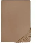biberna Spannbetttuch, Cappuccino, Textil, Uni, 100x200 cm, Schlaftextilien,