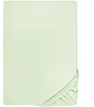 biberna Spannbetttuch, Mintgr&uuml;n, Textil, Uni, 100x200 cm, Schlaftextilien,