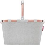 Reisenthel Einkaufskorb Carrybag frame twist sky rose, Grau, Ros&eacute;gold, Kunststoff,