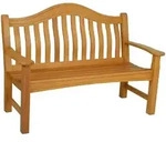 Gardenson Gartenbank, Braun, Eukalyptusholz, Holz, Eukalyptusholz, vollmassiv,