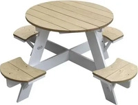 XXXLutz KINDER-GARTENSET Braun, Wei&szlig; 120x56x120 cm