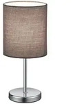 Trio Leuchten Tischlampe, Grau, Metall, 13x28.5x13 cm, Lampen & Leuchten,