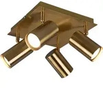 Trio Leuchten Strahler Marley, Messing, Metall, 24x15x24 cm, Lampen & Leuchten,