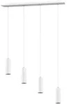 Trio Leuchten H&auml;ngeleuchte Marley, Wei&szlig;, Metall, 75x150x9 cm, h&ouml;henverstellbar,