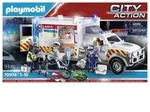 Playmobil Krankenwagen, Blau, Kunststoff, 12x28x52 cm, Spielzeug, Kinderspielzeug,