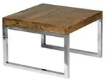 Mid.you Beistelltisch, Sheesham, Holz, Sheesham, massiv, quadratisch, Kufe,...