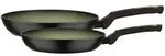 GSW Pfannenset Avocado, Schwarz, Hellgr&uuml;n, Metall, 2-teilig, 1,5 / 2,1 L, rund,
