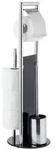 Wenko Toilettenpapierhalter, Silber, Metall, 20x70x20 cm, Badaccessoires