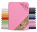 biberna Spannbetttuch, Pink, Textil, Uni, 100x200 cm, Schlaftextilien,...