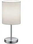 Trio Leuchten Tischlampe, Grau, Metall, 13x28.5x13 cm, Lampen & Leuchten,