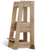 Lernturm Tissi®, Eiche, Holz, Eiche, massiv, 40x89x40 cm, Made in Europe,