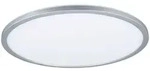 Paulmann Led-Paneel, Chrom, Kunststoff, 420 mm, rund,rund, Lampen & Leuchten,
