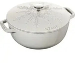 Staub Topf, Wei&szlig;, Metall, Kochen, T&ouml;pfe, Kocht&ouml;pfe