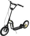 Homcom Kinderroller, Schwarz, Metall, 58x95x120 cm, Outdoor Spielzeug,