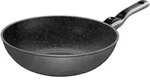 Stoneline Wok, Grau, Schwarz, Metall, Kochen, Pfannen, Woks