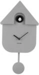 Karlsson Wanduhr Modern Cuckoo, Grau, Kunststoff, 21.5x41x8.5 cm, Dekoration, Uhren,