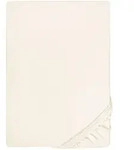 biberna Spannbetttuch, Natur, Textil, Uni, 100x220 cm, Schlaftextilien, Bettw&auml;sche,