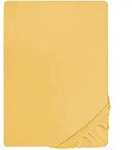 biberna Spannbetttuch, Bernstein, Textil, Uni, 100x220 cm, Schlaftextilien,