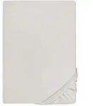 biberna Spannbetttuch, Grau, Textil, Uni, 100x220 cm, Schlaftextilien, Bettw&auml;sche,
