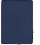 biberna Spannbetttuch, Dunkelblau, Textil, Uni, 100x220 cm, Schlaftextilien,