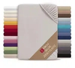 biberna Spannbetttuch, Grau, Textil, Uni, 100x220 cm, Schlaftextilien, Bettw&auml;sche,