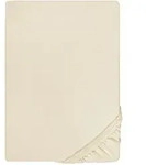 biberna Spannbetttuch, Beige, Textil, Uni, 100x220 cm, Schlaftextilien, Bettw&auml;sche,