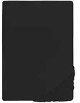 biberna Spannbetttuch, Schwarz, Textil, Uni, 100x220 cm, Schlaftextilien,