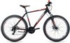 KS Cycling Mountainbike Hardtail Morzine 611M, Rot, Schwarz, Metall, 139x76x21 cm,
