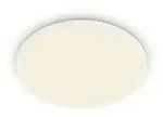 Philips Led-Deckenleuchte Superslim Cl550, Wei&szlig;, Kunststoff, 24.5x24.5x2.3 cm,