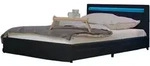 Home Deluxe Led, Dunkelgrau, Kunststoff, Schlafzimmer, Betten, Polsterbetten